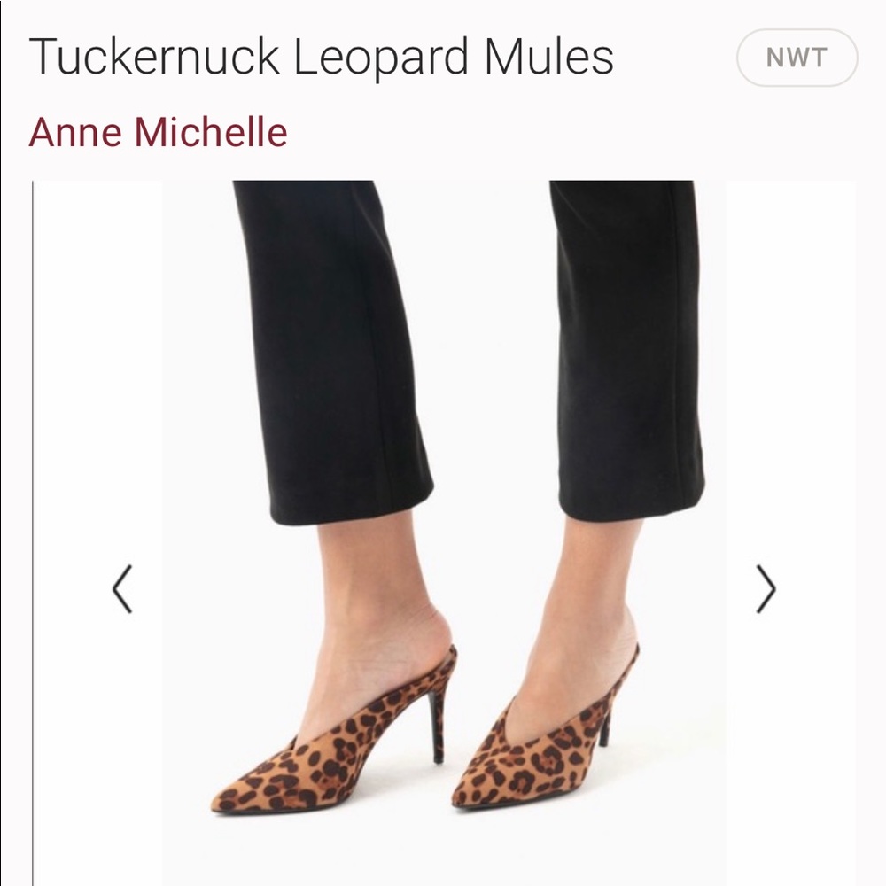 Tuckernuck Leopard Lela Mules x Anne Michelle
